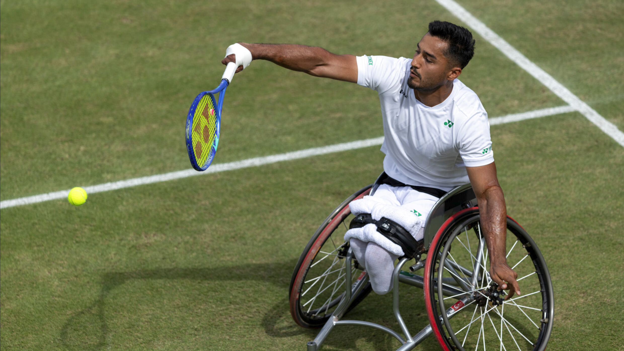 Ahmet Kaplan, Wimbledon'da yarı finale yükseldi