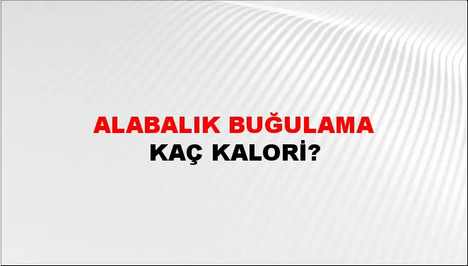 Alabalık Buğulama