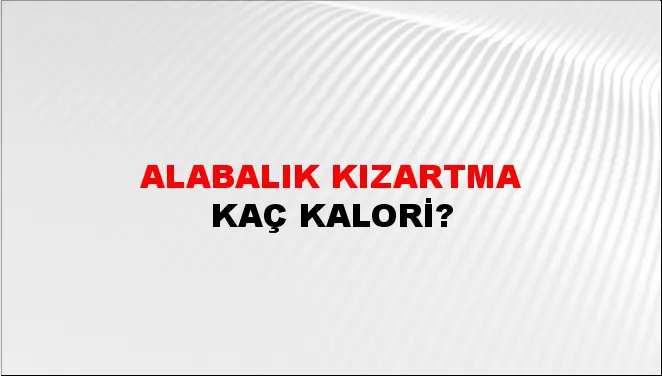 Alabalık Kızartma