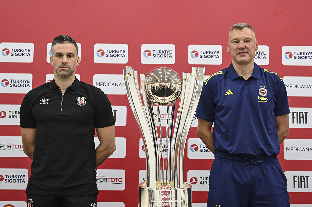 Dev final öncesi Alimpijevic - Jasikevicius buluşması