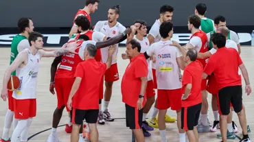 A Milli Erkek Basketbol Takımı, özel turnuva için Almanya'ya gitti
