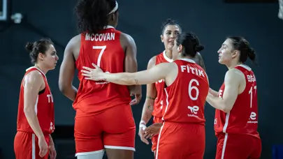 A Kadın Milli Basketbol Takımı, Rusya karşısında galip