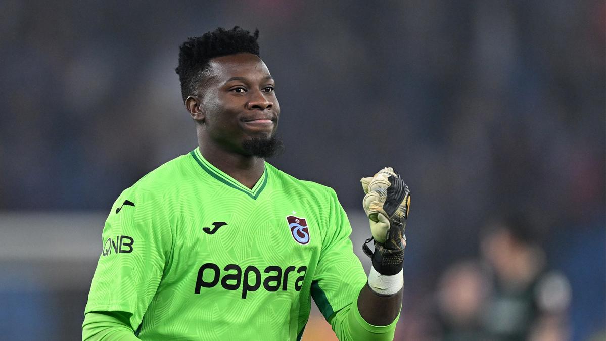 Trabzonspor'da Andre Onana, 7 dakika sahada kalabildi