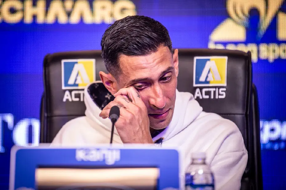 Angel Di Maria imza töreninde gözyaşlarını tutamadı - 2