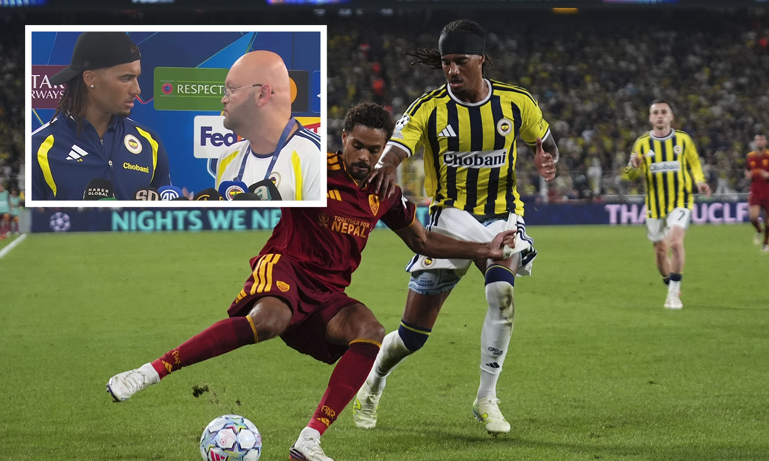 Fenerbahçeli futbolcuların istifadan haberi yokmuş: Archie Brown'ın şaşkınlığı kameralara yansıdı