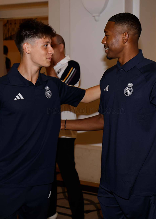 Arda Güler, David Alaba'ya veda etti