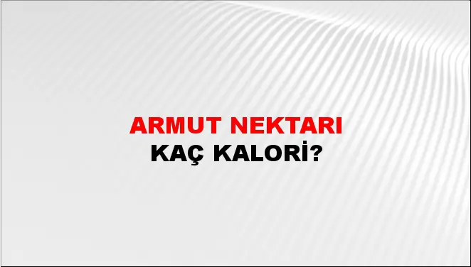 Armut Nektarı