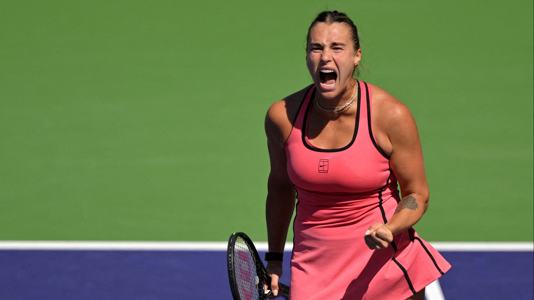 Aryna Sabalenka'dan Indian Wells'te ilk şampiyonluk