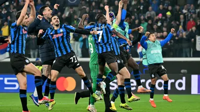Şampiyonlar Ligi'nde tarihi geri dönüş! Atalanta son 16'da: 5 gol ve 2 kırmızı kart