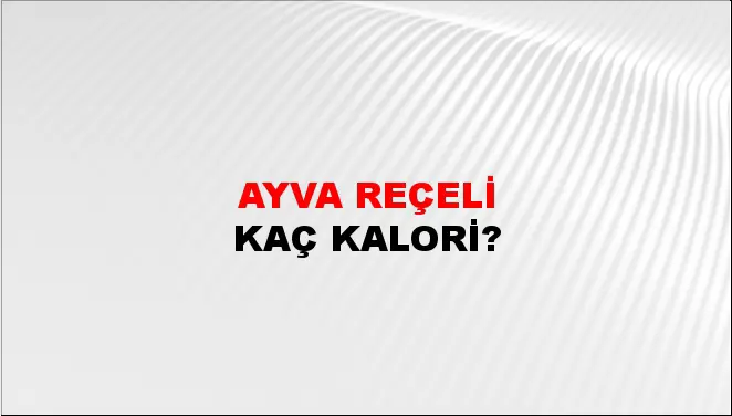 Ayva Reçeli Ayva Reçeli