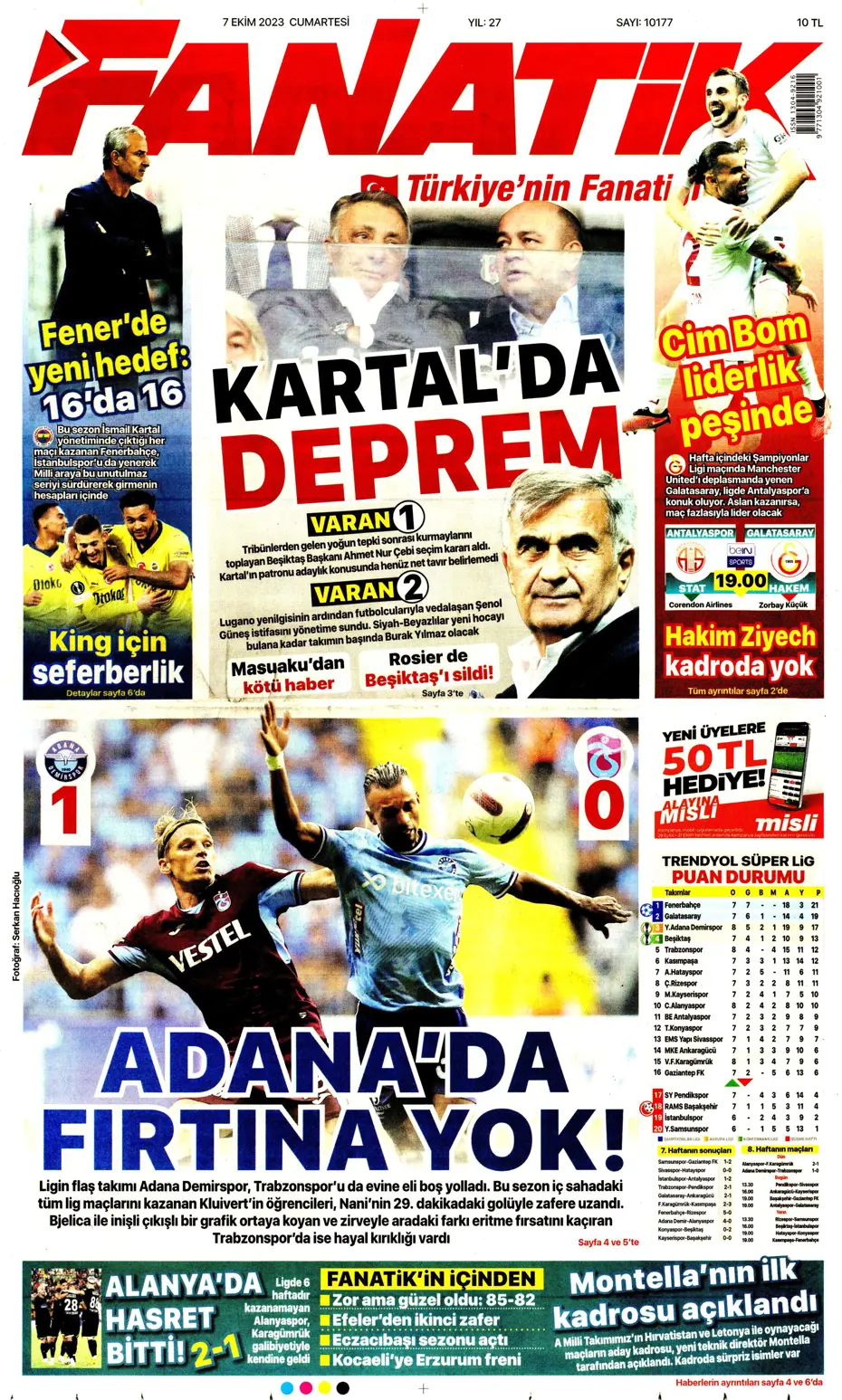 "Şok eden Nelsson iddiası" | Sporun manşetleri (7 Ekim 2023) - 4 "Şok eden Nelsson iddiası" | Sporun manşetleri (7 Ekim 2023) - 4