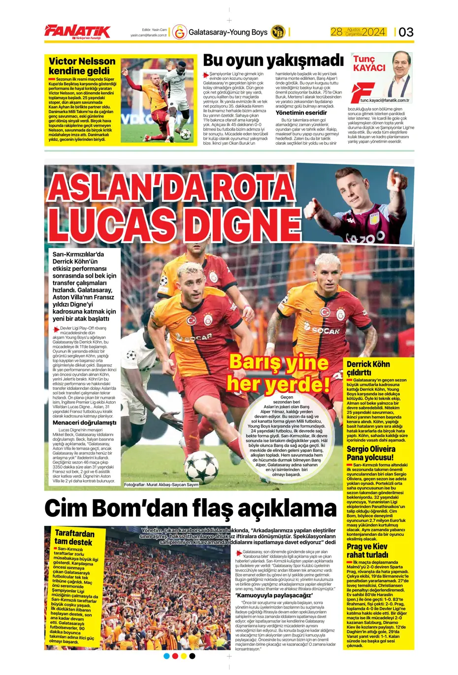 "Galatasaray'ın kabus gecesi" | Sporun manşetleri - 6