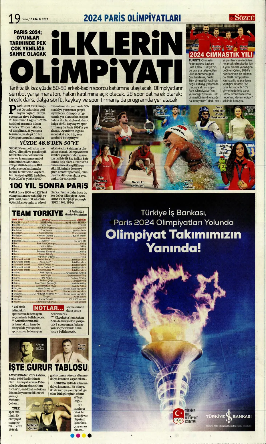 "Aslan'dan Jorginho bombası" | Sporun manşetleri (15 Aralık 2023) - 33