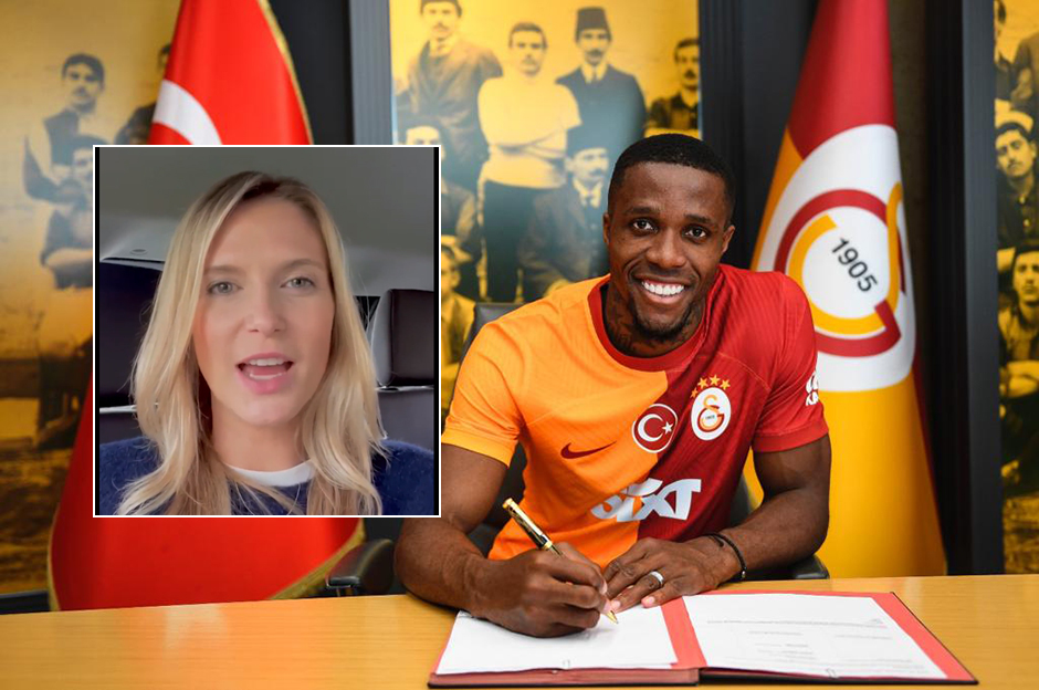 Zaha transfer videosunda yer alan kadın spiker kim? Galatasaray transferi resmen açıkladı