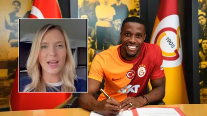 Zaha transfer videosunda yer alan kadın spiker kim? Galatasaray transferi resmen açıkladı