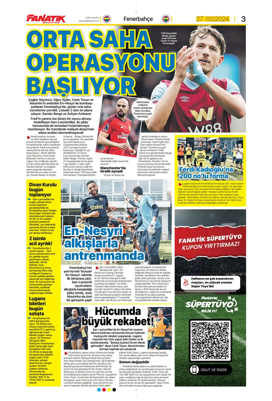 "Rodrigo Becao'ya Lyon kancası" | Sporun manşetleri - 6