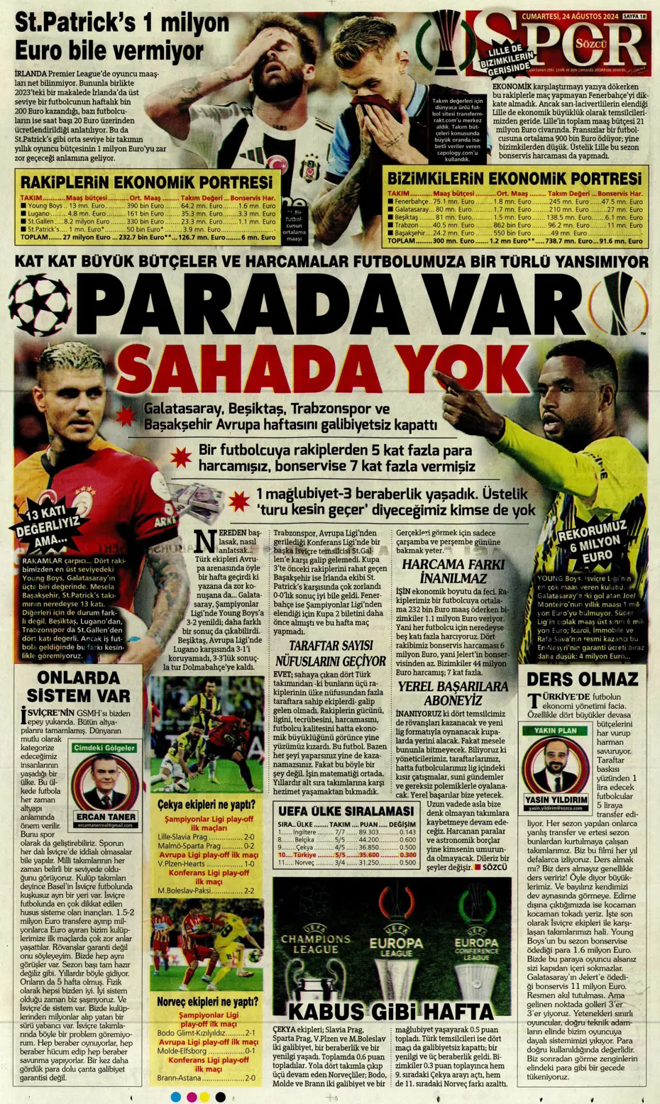 "Fenerbahçe'den Danilo Pereira sürprizi" | Sporun manşetleri - 27 "Fenerbahçe'den Danilo Pereira sürprizi" | Sporun manşetleri - 27