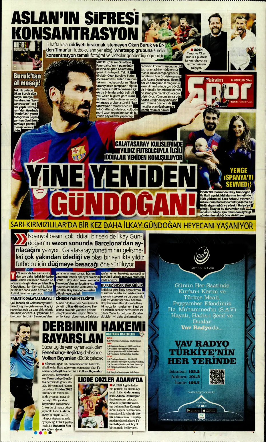 "Osayi Samuel'e 12 milyon euro" | Sporun manşetleri - 35