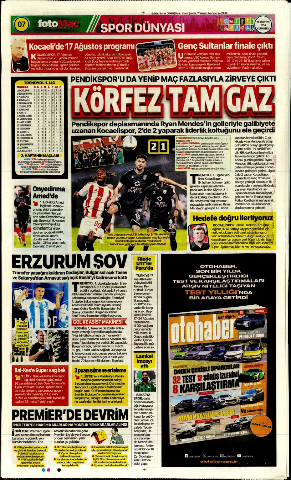 "Fenerbahçe, Fred'in alternatifini buldu" | Sporun manşetleri - 16 "Fenerbahçe, Fred'in alternatifini buldu" | Sporun manşetleri - 16
