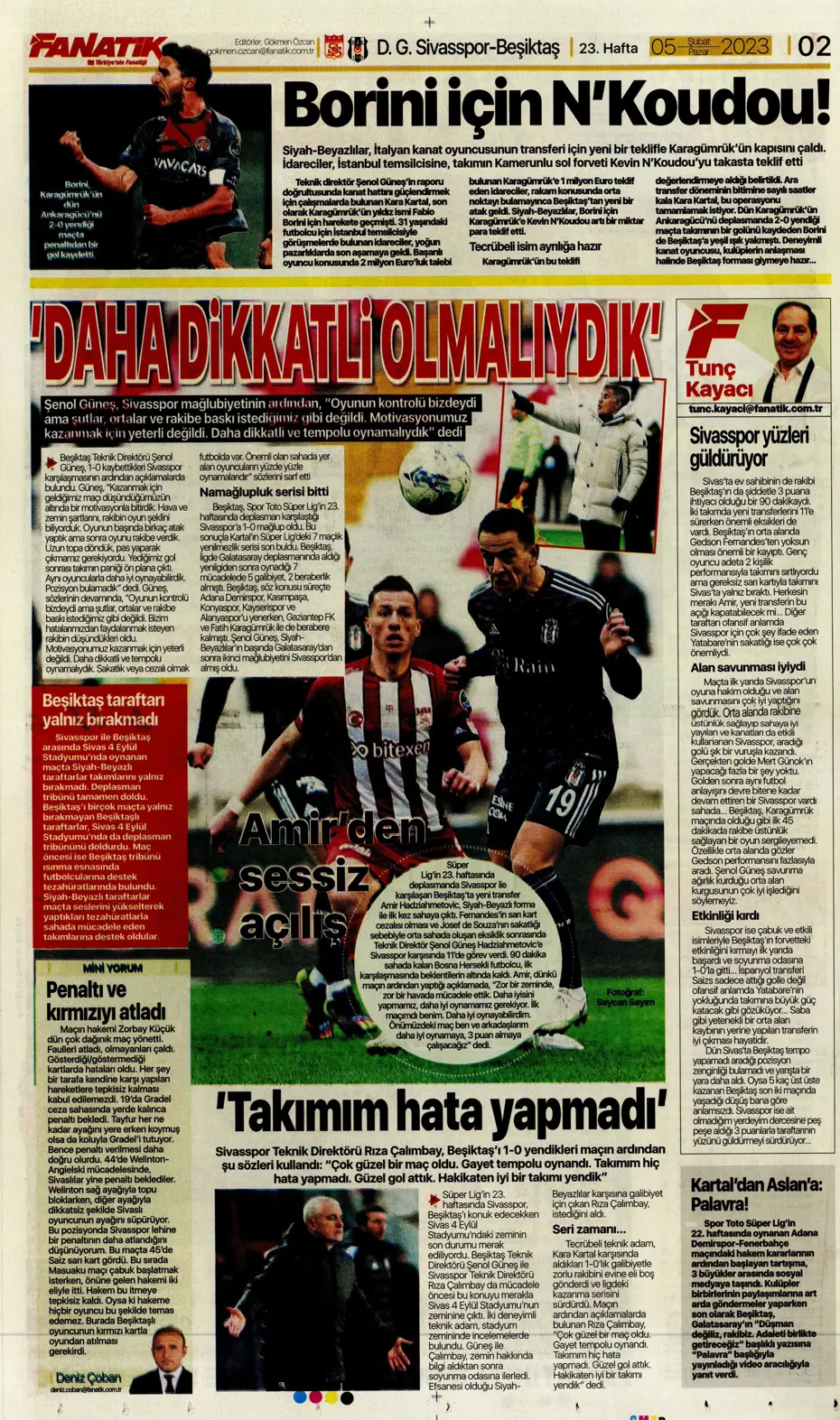 Sporun Manşetleri (5 Şubat 2023) - 2