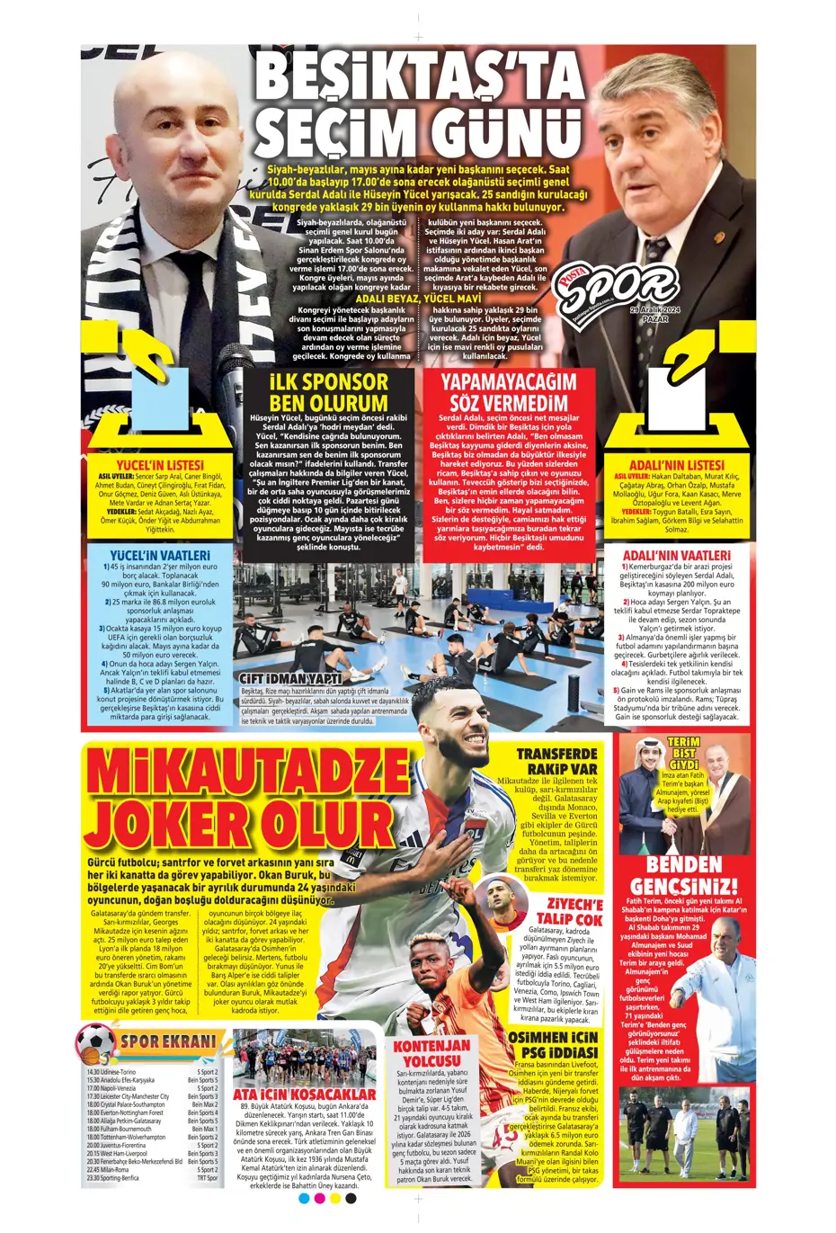 "Mikautadze'de sona doğru" | Sporun manşetleri (29 Aralık 2024) - 30