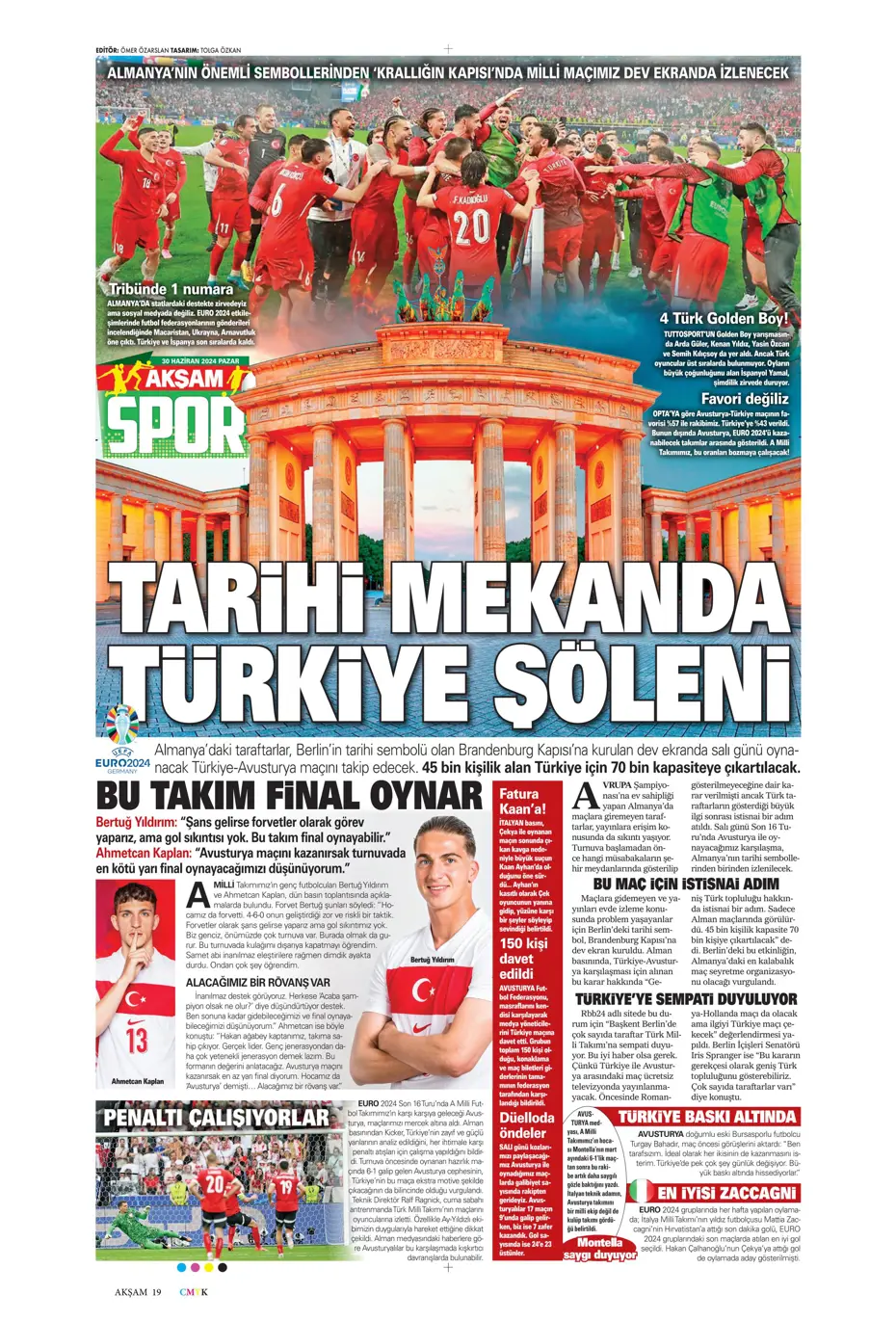 "Galatasaray'dan Goretzka seferi" | Sporun Manşetleri (30 Haziran 2024) - 6 "Galatasaray'dan Goretzka seferi" | Sporun Manşetleri (30 Haziran 2024) - 6