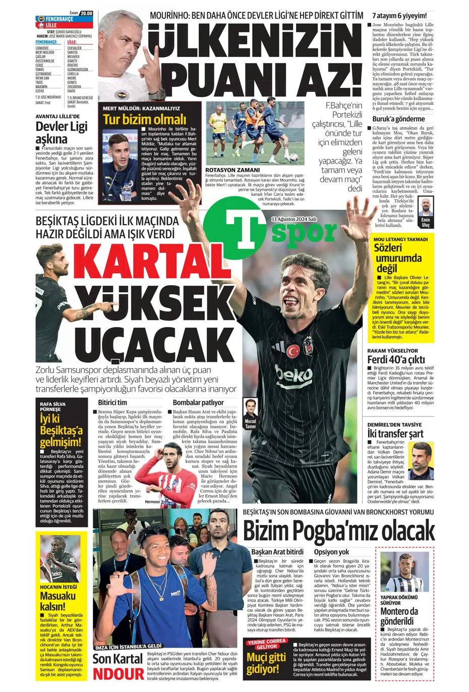 "Szymanski'ye 27 milyon euroluk teklif" | Sporun manşetleri - 36