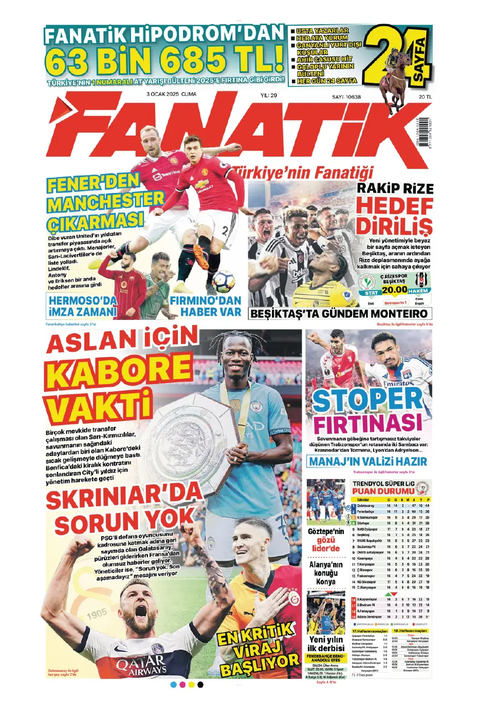"Fatih Terim, Galatasaray'ın yıldızını istiyor" | Sporun manşetleri - 4