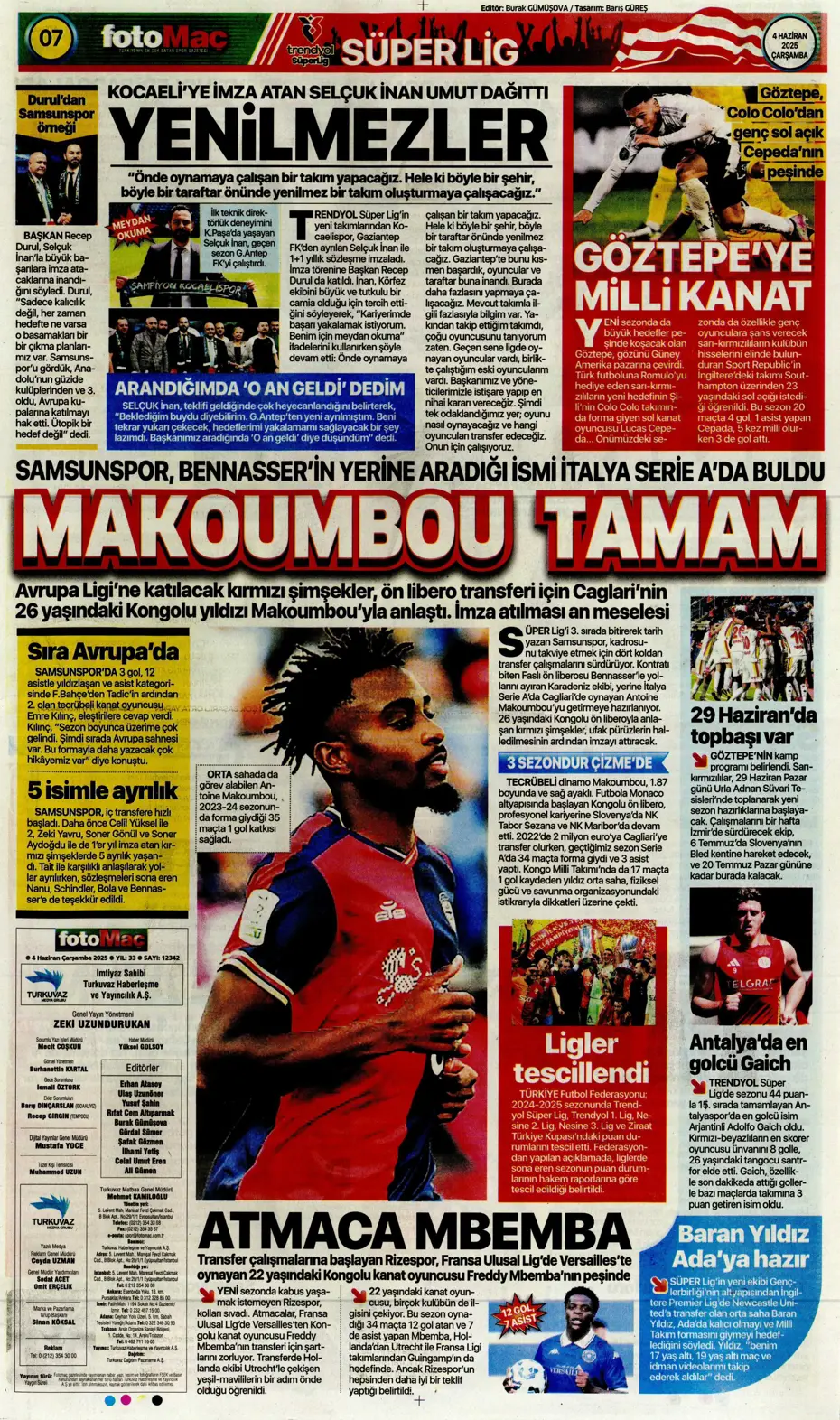 "Fener'den Vlahovic için çılgın teklif" | Sporun manşetleri - 12