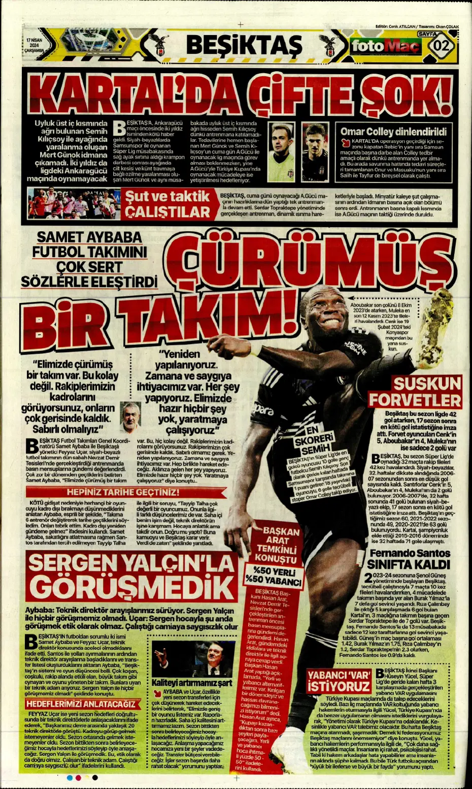 "Fenerbahçe ve Galatasaray'ın Barreiro kapışması" | Sporun manşetleri - 7