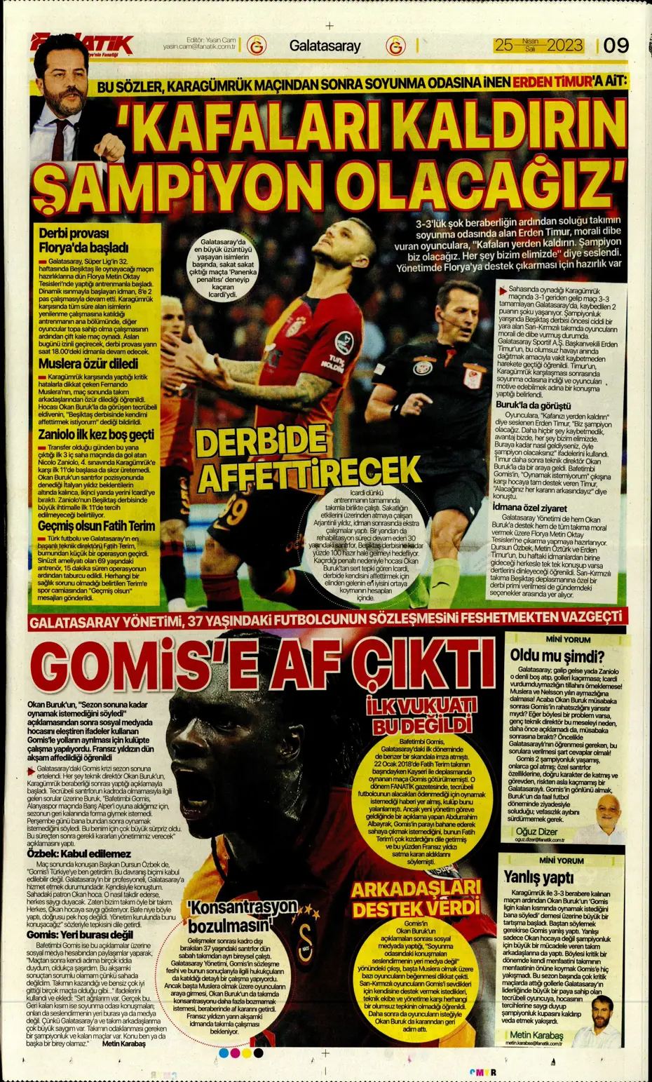 "Fenerbahçe fırsat tepti" | Sporun Manşetleri - 12 "Fenerbahçe fırsat tepti" | Sporun Manşetleri - 12