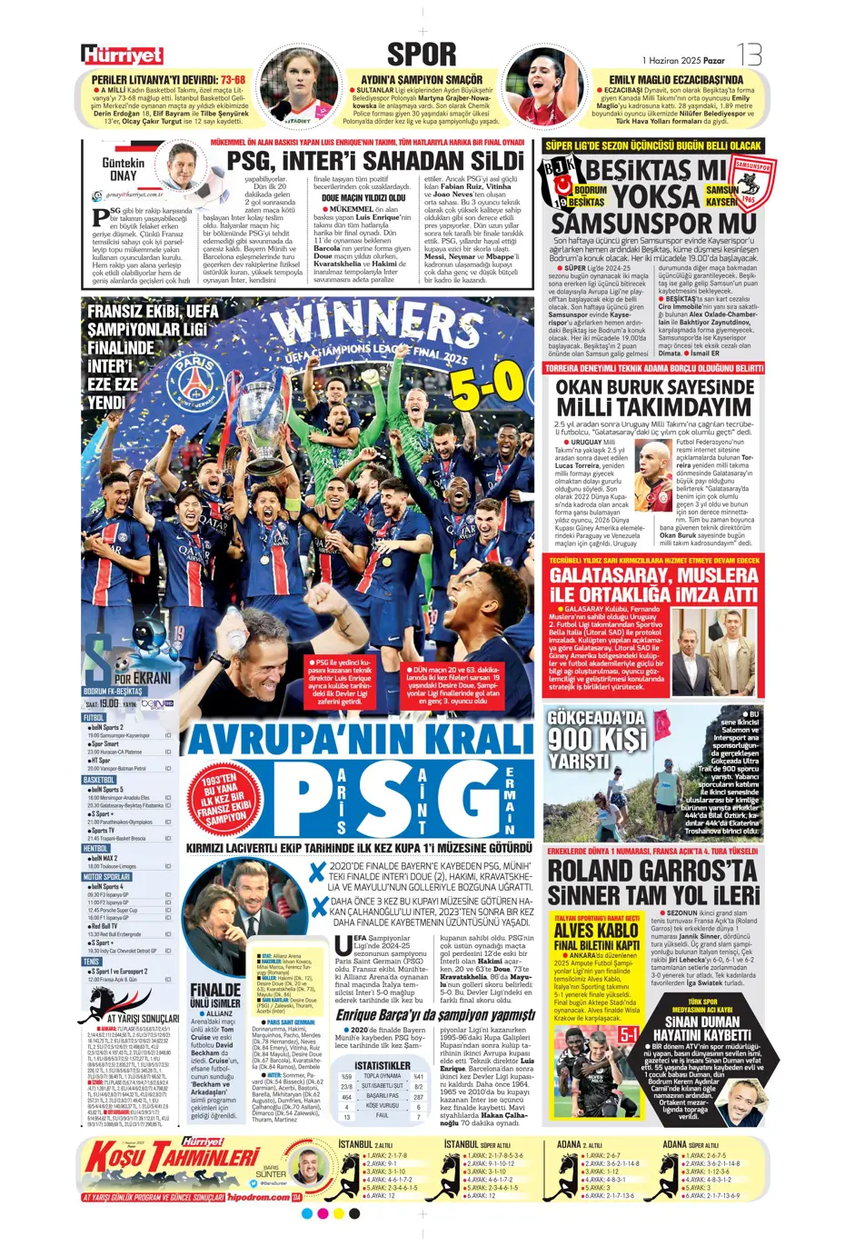 "Galatasaray'dan Lewandowski bombası" | Sporun manşetleri - 17