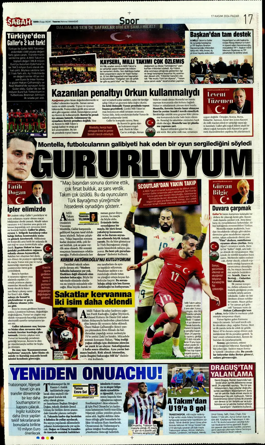 "Fenerbahçe'nin ocak ayı çilekleri" | Sporun manşetleri - 30