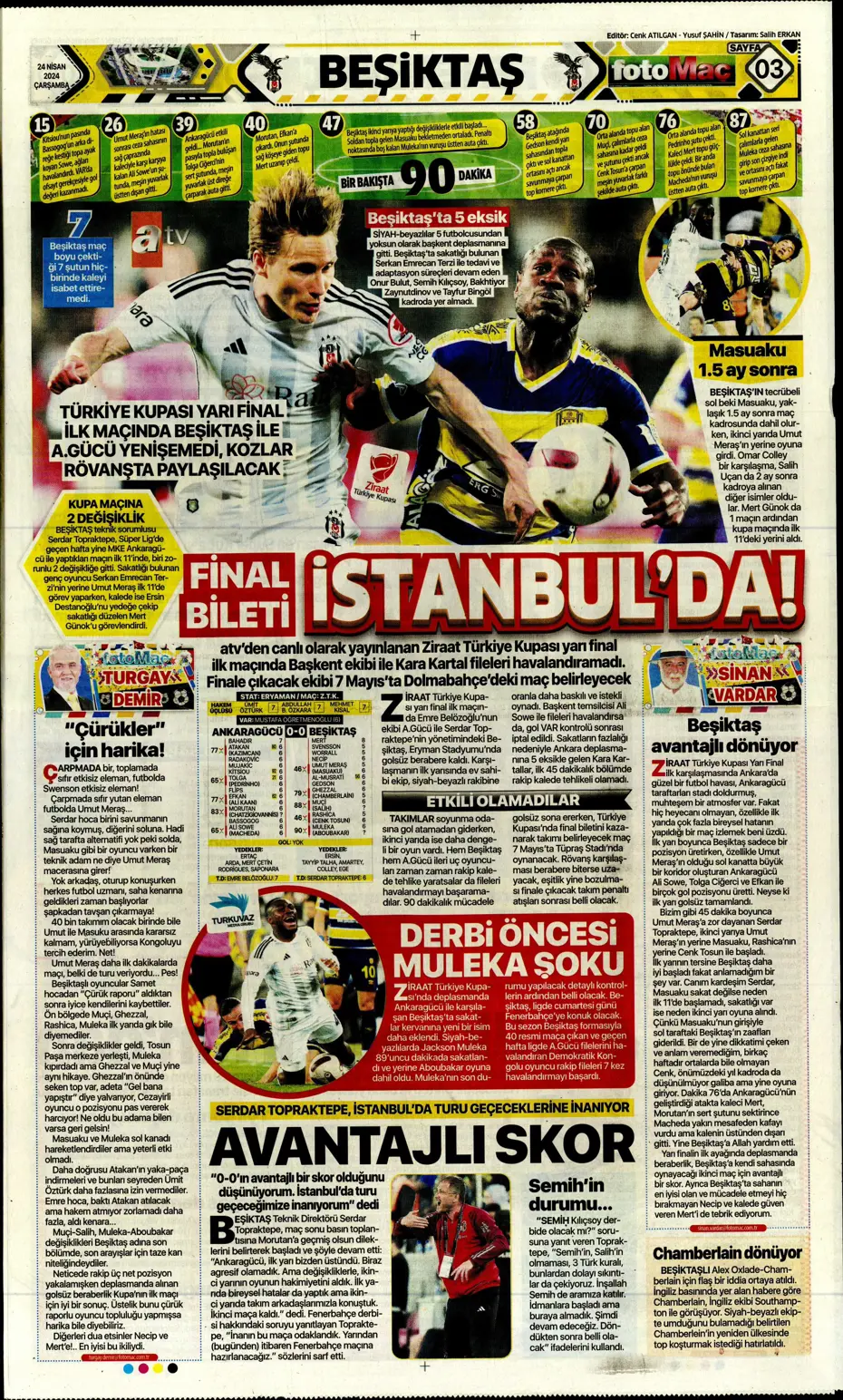 "Yeni Sacha Boey İtalya'dan" | Sporun manşetleri - 8