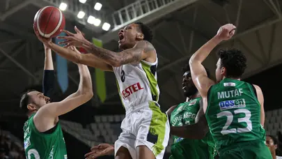 Bursaspor 20 sayılık farkı koruyamadı