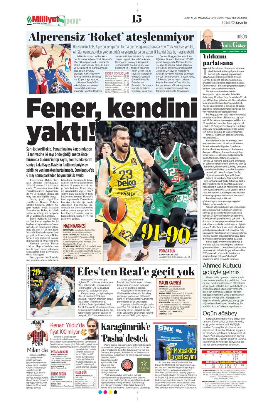 "Ekvador'un yeni yeteneği Fenerbahçe'ye" | Sporun manşetleri - 19