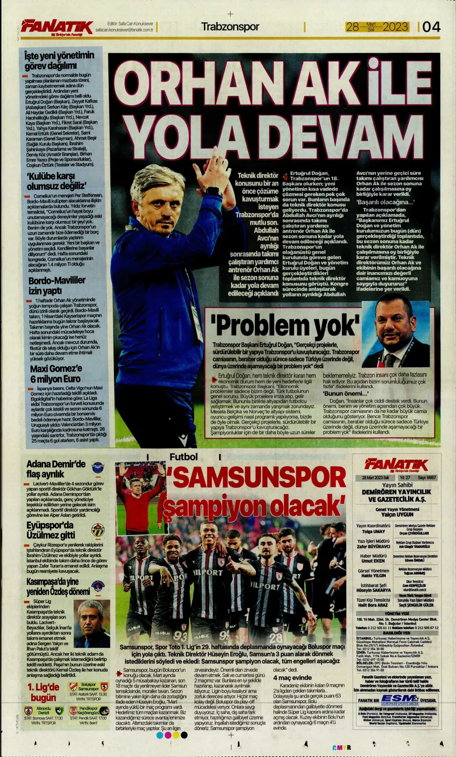 "Vurduğumuz gol olsun" - Sporun manşetleri - 7
