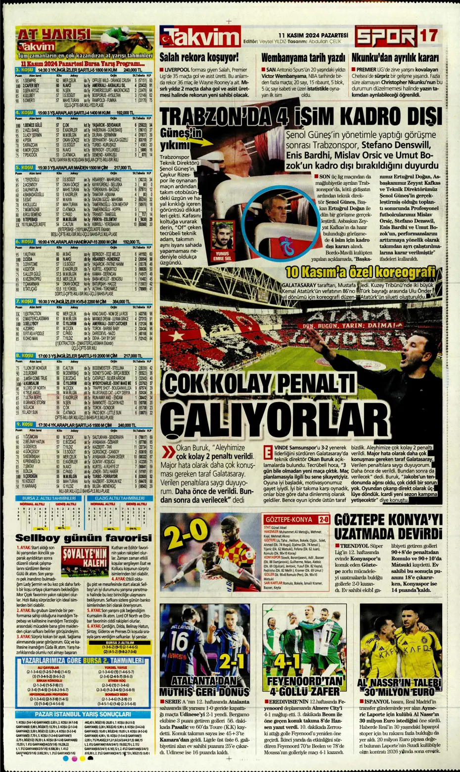 "Fenerbahçe'den Talisca ve Dybala bombası" | Sporun manşetleri - 28 "Fenerbahçe'den Talisca ve Dybala bombası" | Sporun manşetleri - 28