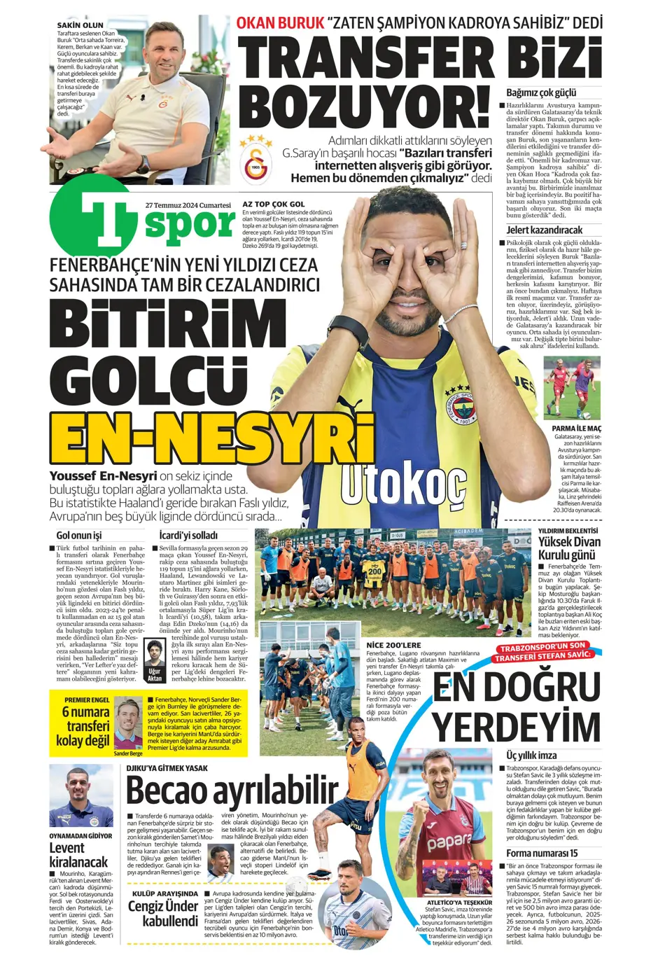 "Rodrigo Becao'ya Lyon kancası" | Sporun manşetleri - 32
