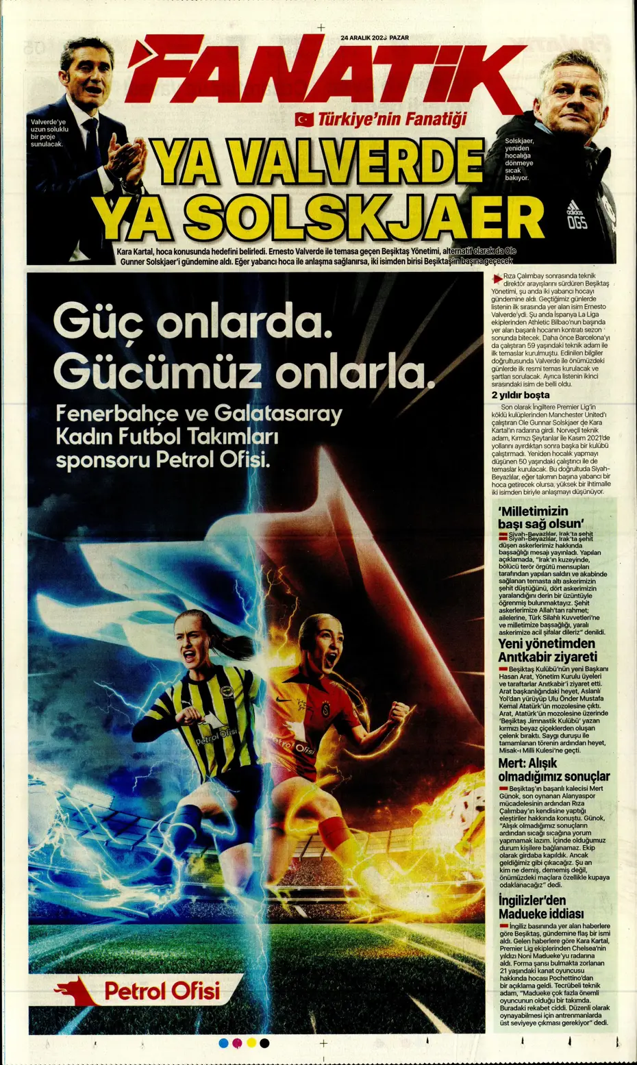 "Flick takımı görünce vazgeçti" | Sporun manşetleri (24 Aralık 2023) - 10