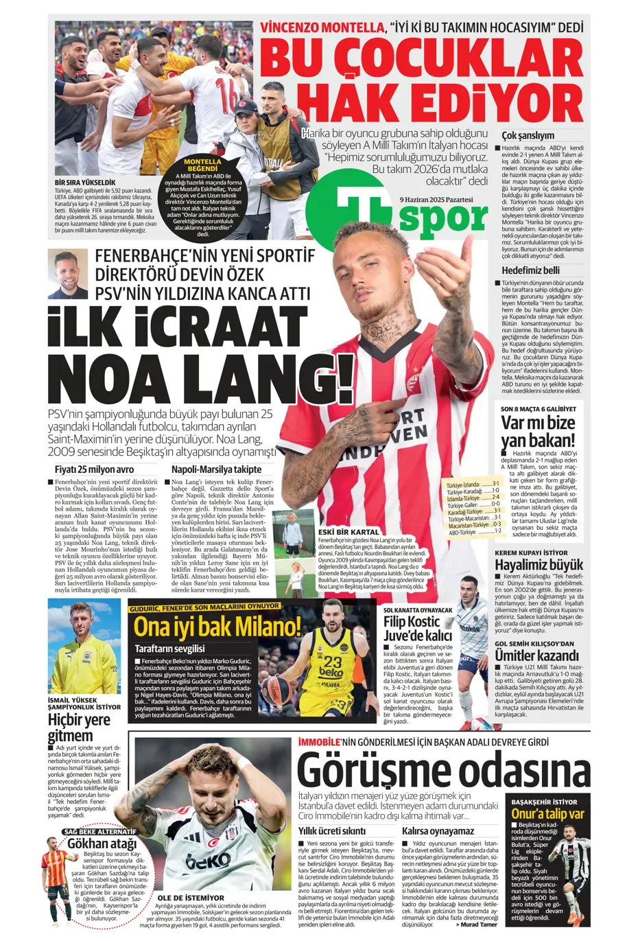 "Hakim Ziyech geri dönüyor" | Sporun manşetleri - 36