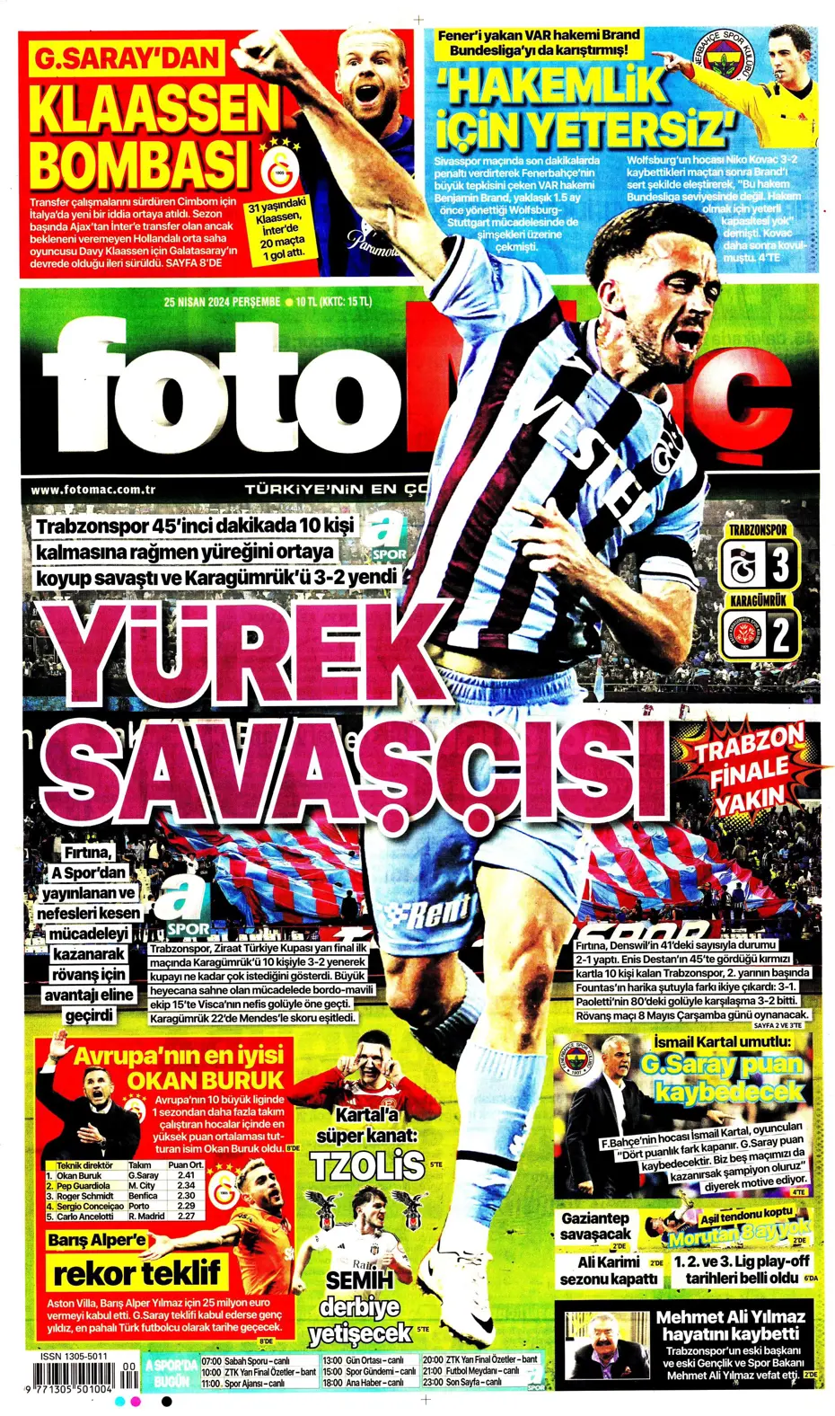 "Yeni sezona yeni Fenerbahçe" | Sporun manşetleri - 10