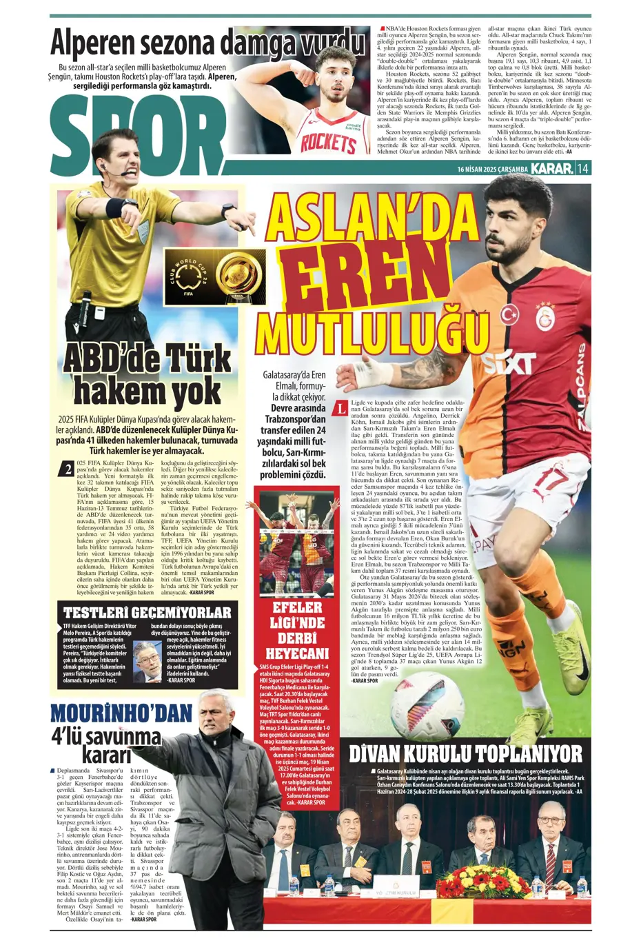 "Kim Min-Jae heyecanı" | Sporun manşetleri - 17