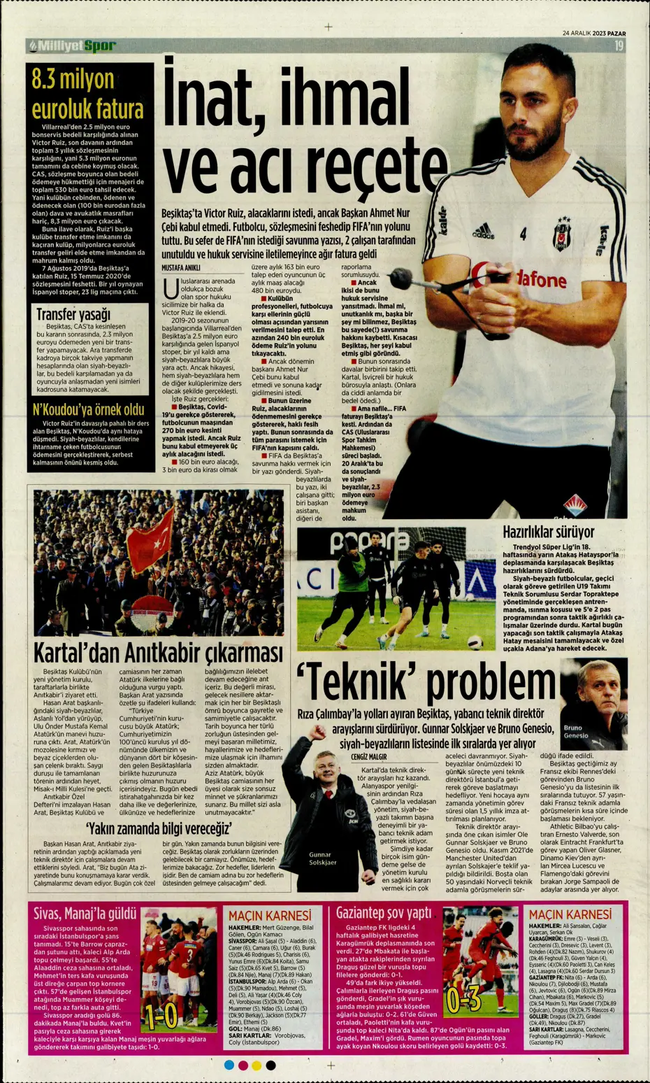 "Flick takımı görünce vazgeçti" | Sporun manşetleri (24 Aralık 2023) - 22