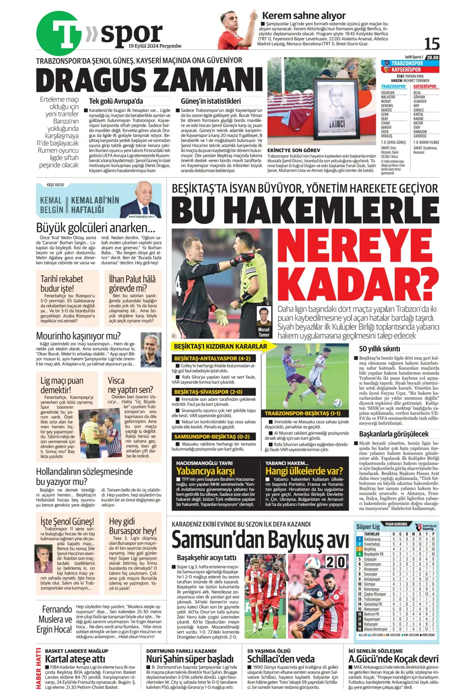 "Jose Mourinho'dan derbiye özel taktik" | Sporun manşetleri - 35