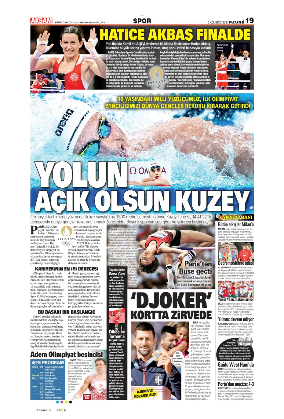 "Galatasaray'da sıradaki transfer Szmodics" | Sporun manşetleri - 3 "Galatasaray'da sıradaki transfer Szmodics" | Sporun manşetleri - 3