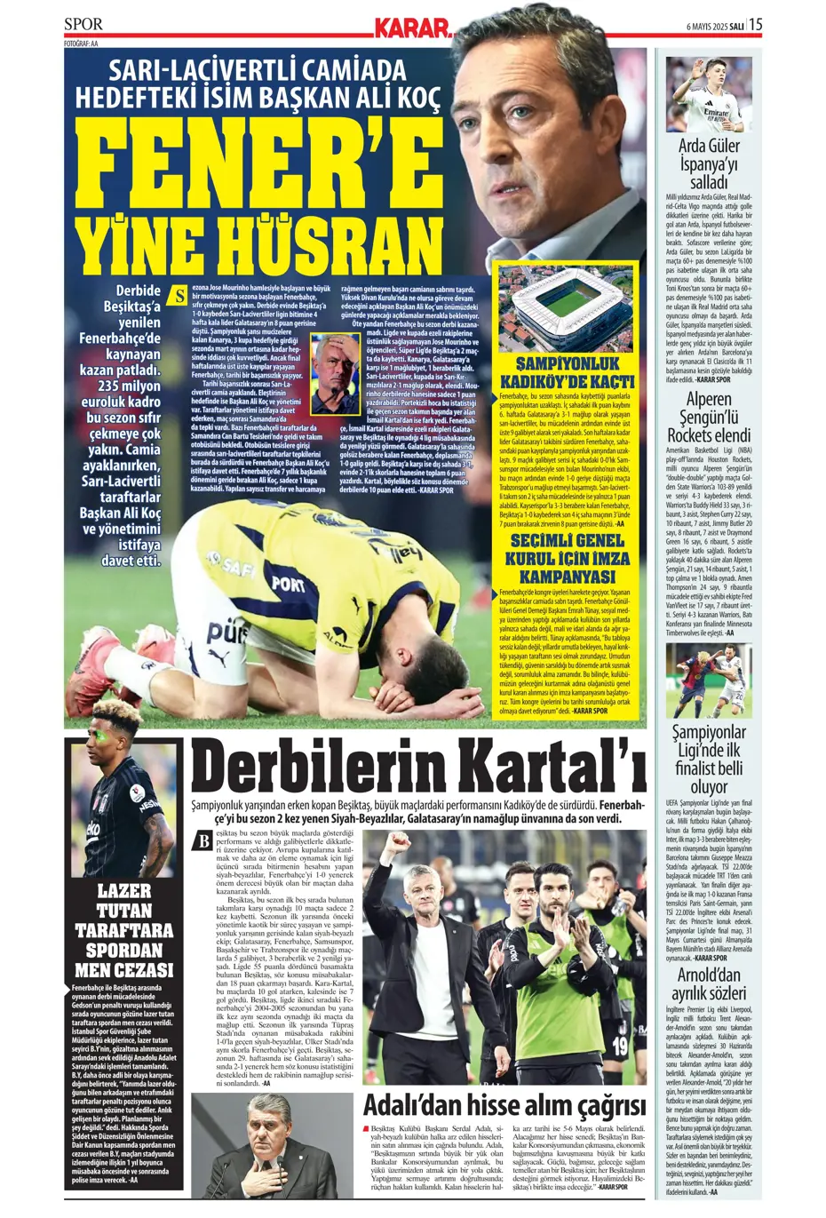"Galatasaray'da tarihi hazırlık: Yer yerinden oynayacak" | Sporun manşetleri - 13