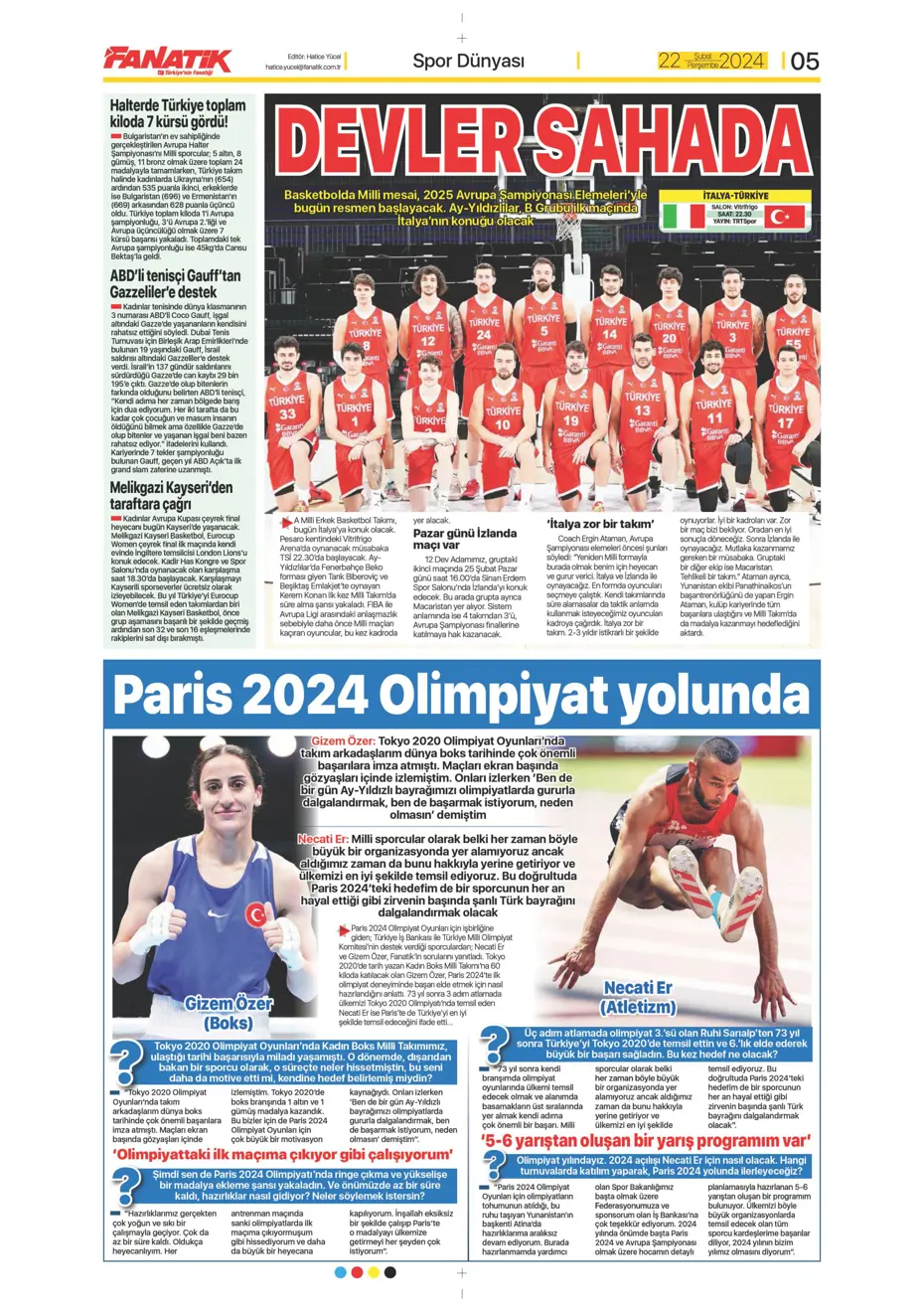 "Fenerbahçe Alex'in peşinde" | Sporun manşetleri (22 Şubat 2024) - 8 "Fenerbahçe Alex'in peşinde" | Sporun manşetleri (22 Şubat 2024) - 8