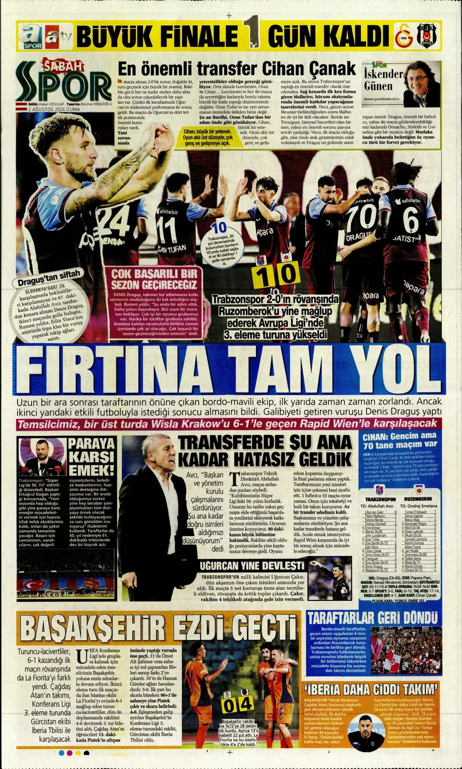 "Amrabat adım adım Kadıköy'e" | Sporun manşetleri - 23