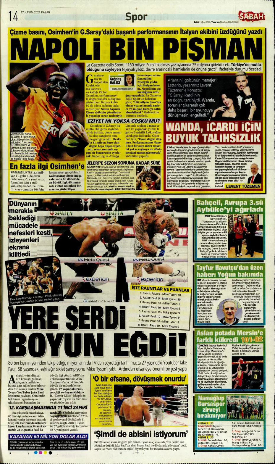 "Fenerbahçe'nin ocak ayı çilekleri" | Sporun manşetleri - 27